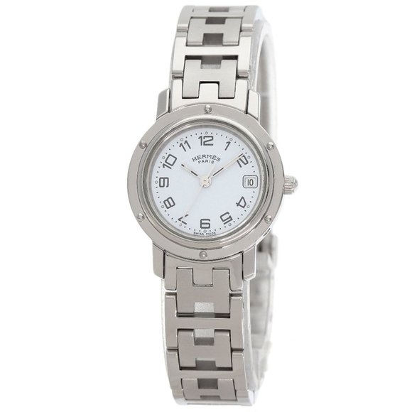 Hermès CL4.210 Clipper Watch in Stainless Steel/SS for Women - Picture 1 of 11